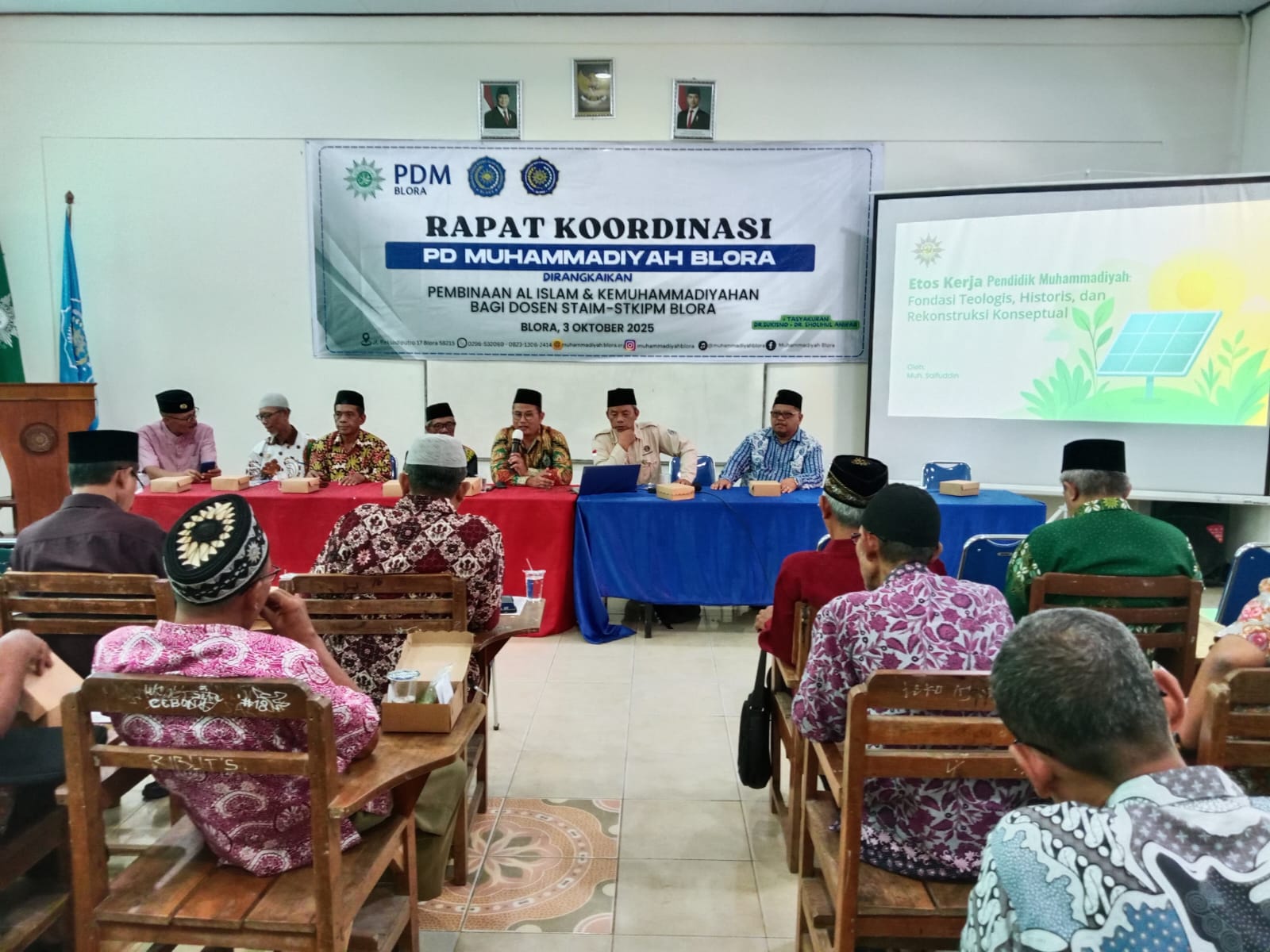 PDM Blora Gelar Rapat Koordinasi dan Pembinaan Al-Islam dan Kemuhammadiyahan