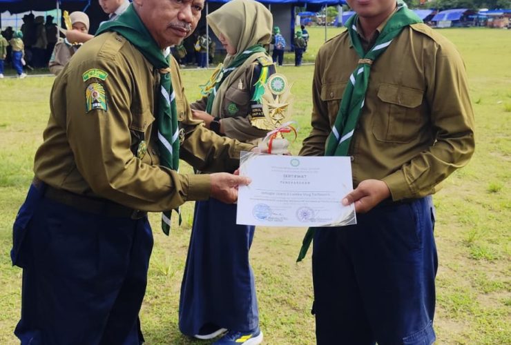 MI Muhammadiyah 01 Todanan Raih Juara 3 LombaVlog Aksi Nyata HW pada Apel Milad ke-107 Hizbul Wathon Blora