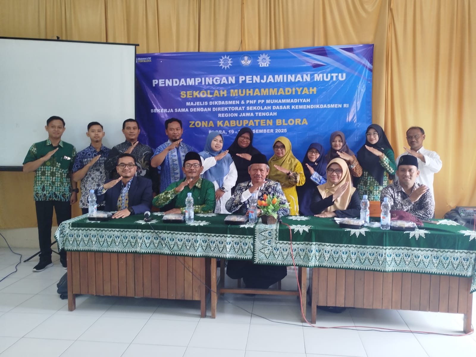 Pendampingan Penjaminan Mutu Sekolah Muhammadiyah Regional Jawa Tengah Zona Kabupaten Blora Digelar di SMP Muhammadiyah 1 Blora