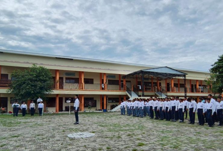 Suasan Apel di Kampus 2 Putra SMA At-Tajdid Muhammadiyah Blora