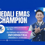Siswa SMK Muhammadiyah 1 Kedungtuban raih medali emas Olympicad VIII Nasional 2026 didampingi Ahmad Basyiruddin S.Kom