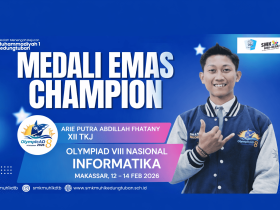 Siswa SMK Muhammadiyah 1 Kedungtuban raih medali emas Olympicad VIII Nasional 2026 didampingi Ahmad Basyiruddin S.Kom