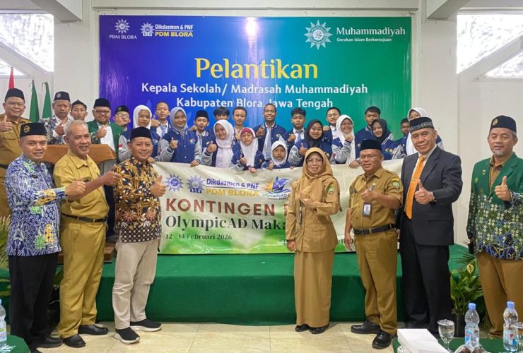 Siap Berlaga di Makassar, Kontingen Olympicad Muhammadiyah Blora Resmi Dilepas
