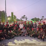 KOKAM Blora Ikuti Upacara Penurunan Bendera HUT RI di Alun-Alun Blora
